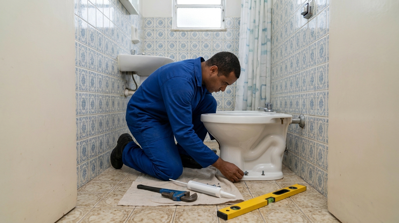 Substituição de louça sanitária em Belém-PA